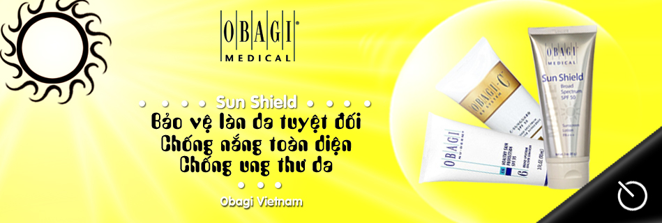bảo vệ da chống lão hóa với kem chống nắng obagi