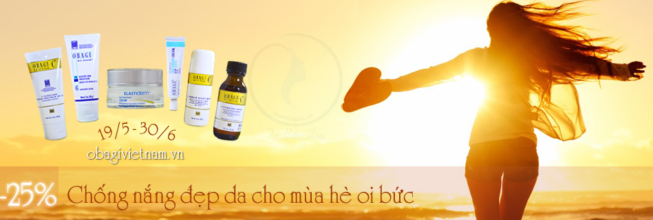 Obagi khuyến mãi mùa hè :"Chống nắng cho màu hè oi bức"