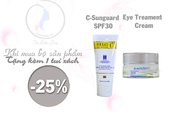 Bộ sản phẩm Obagi Spf 30 và Eye Treatment Cream