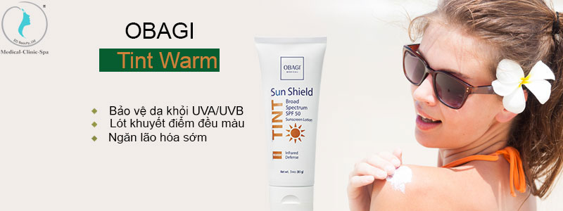 Kem lót chống nắng che khuyết điểm Obagi Tint SPF 50 Warm