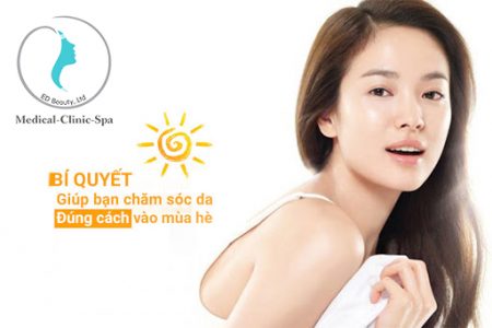 Kem chống nắng dưỡng sáng da cho mùa hè nóng