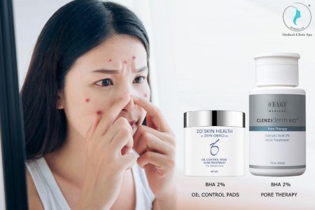 So sánh khả năng trị mụn của BHA 2% ZO và Obagi Medical