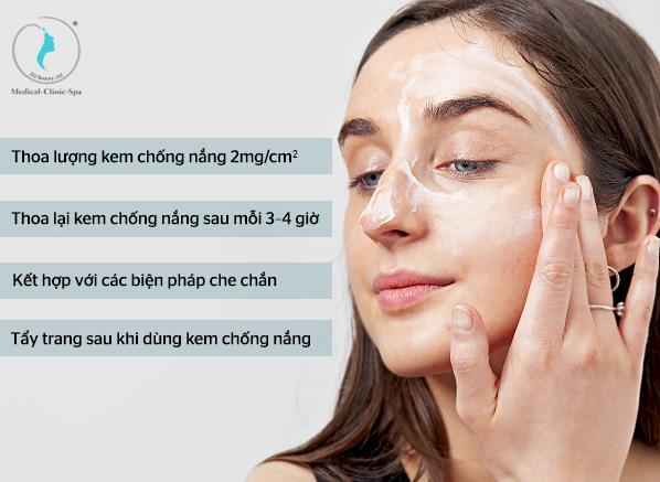 Cách thoa kem chống nắng hiệu quả tối ưu