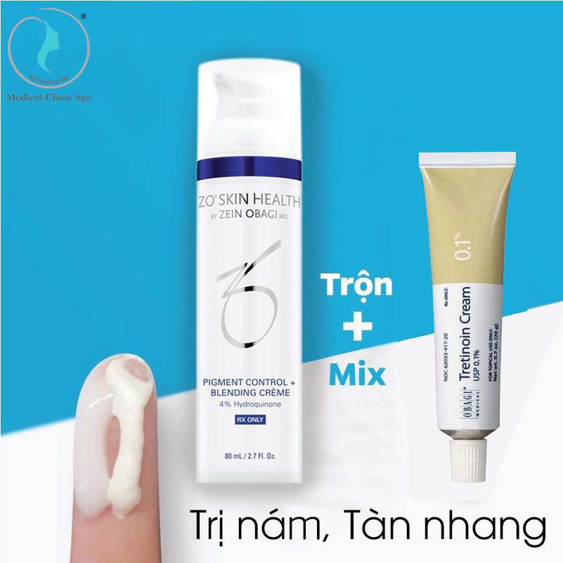 Cách dùng bộ 3 ZO Skin Health trị nám tàn nhang
