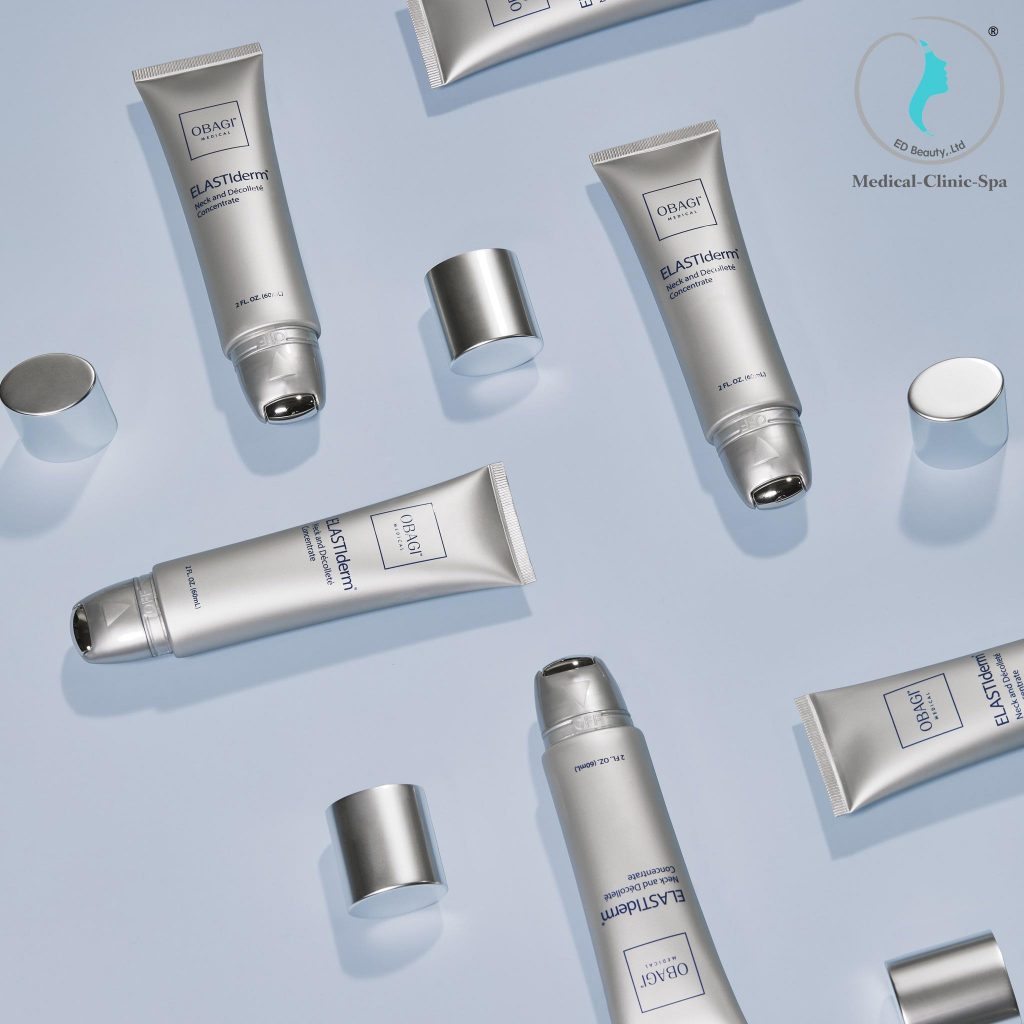 Chăm sóc vùng da cổ với Obagi Elastiderm Neck and Décolleté Concentrate