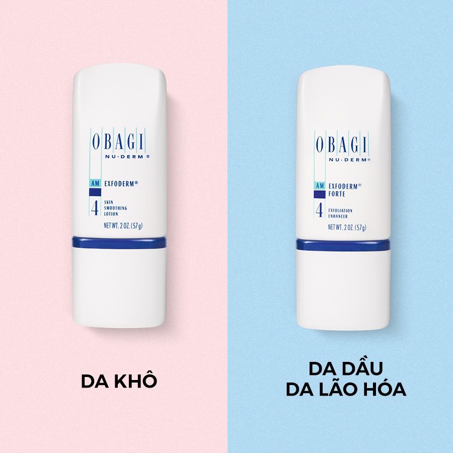 Kem tẩy tế bào chết Obagi Exfoderm/Exfoderm Forte chứa AHA