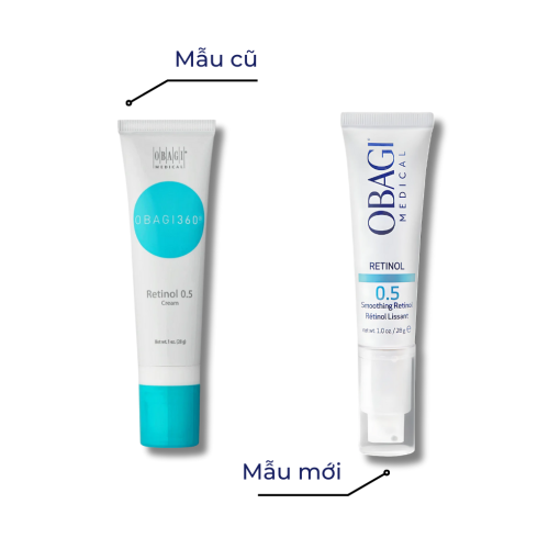 (Mẫu mới & mẫu cũ Obagi Retinol 0.5)