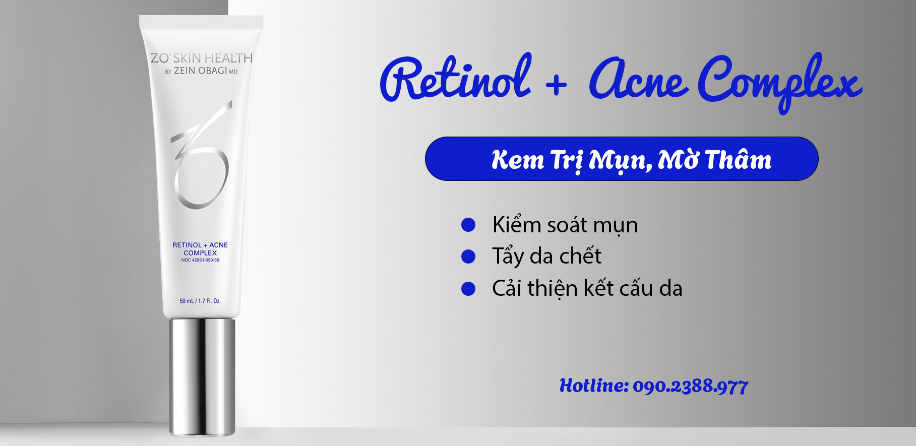 Công Dụng Retinol + Acne Complex