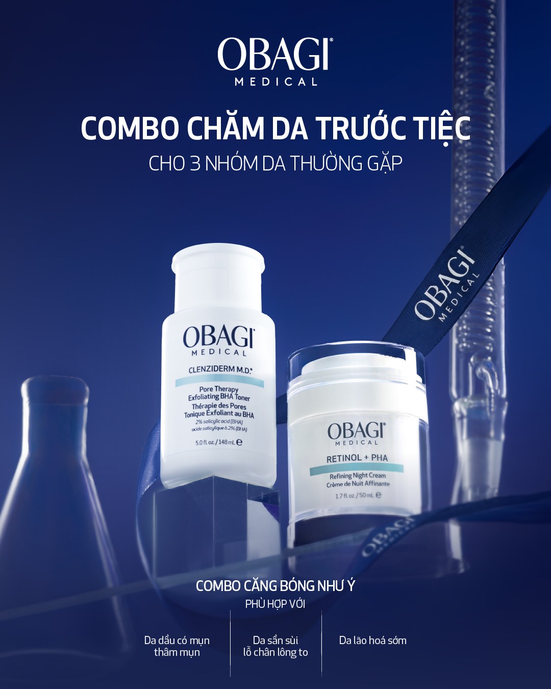 Hình: Combo chăm da trước tiệc
