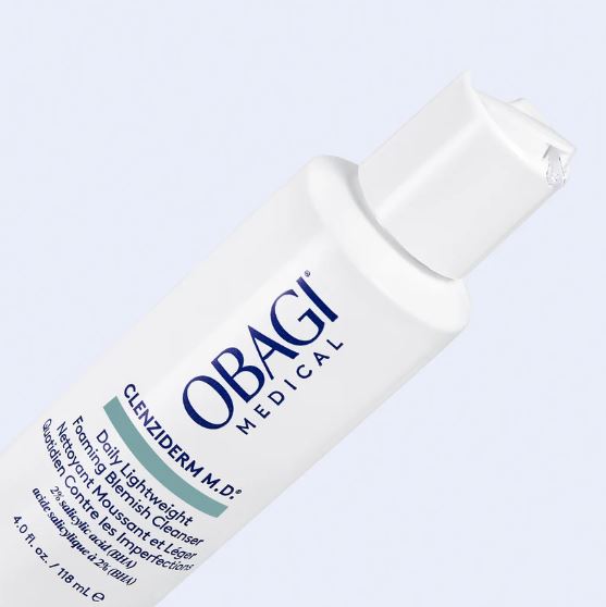 Hình: Sữa rửa mặt Obagi Medical Clenziderm Foaming Blemish Cleanser