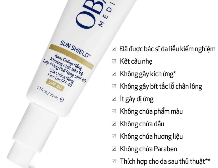 Hình: Kem chống nắng mineral