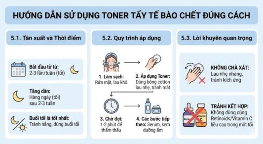 Toner Tẩy Tế Bào Chết