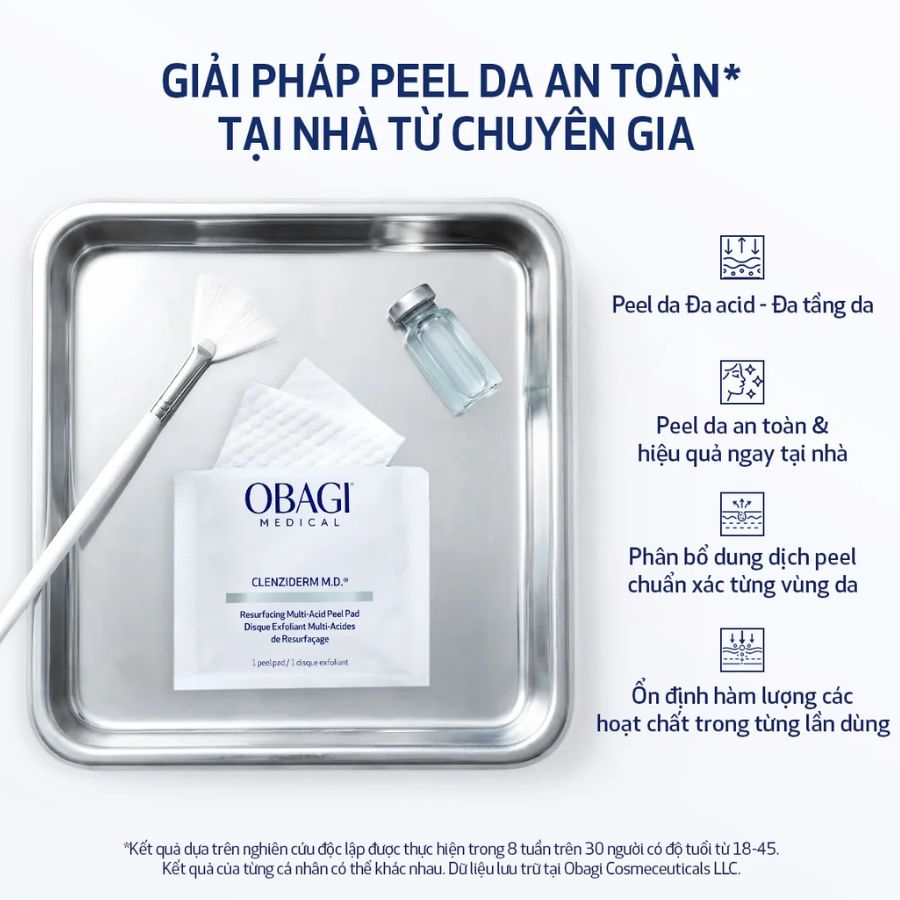 Obagi Clenziderm M.D. Resurfacing Multi-Acid Peel Pad