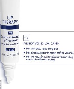 Son dưỡng môi ban ngày Obagi Lip Therapy Soothe & Protect Lip Treatment Broad Spectrum SPF 30